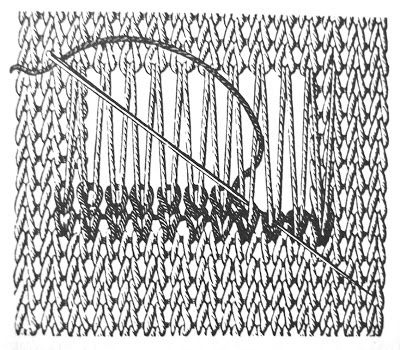 Swiss darning