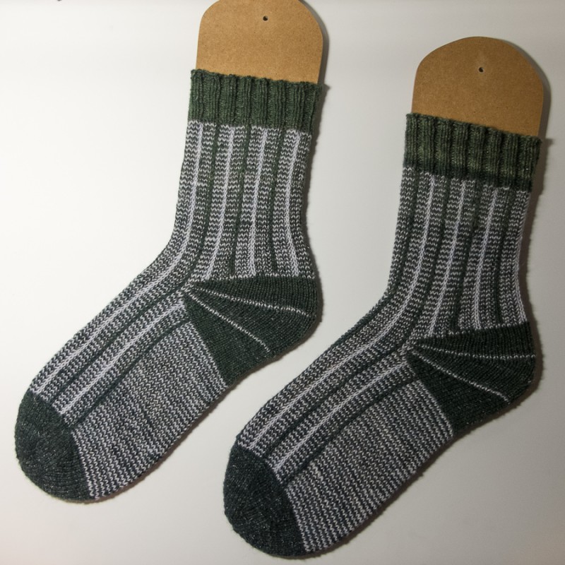 SlipStripeSpiral socks