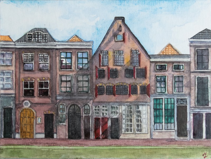 Delft (18 x 24 cm cotton canvas)