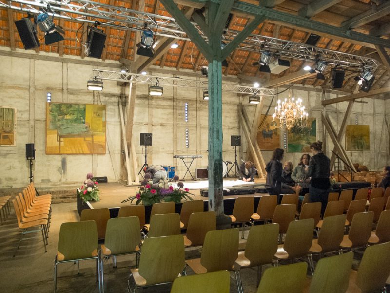 Converted stable concert hall