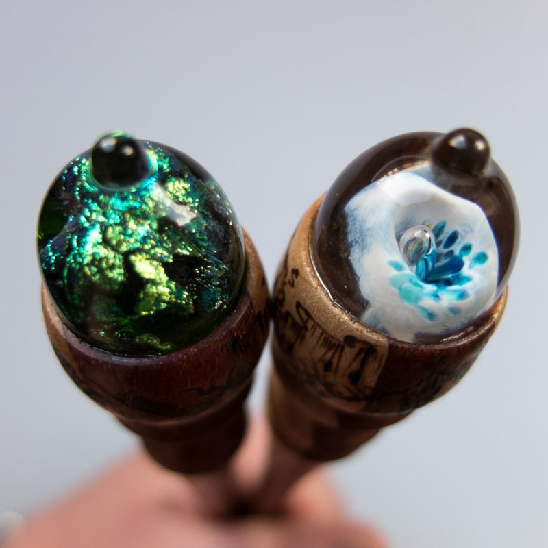 Shamrocks and First Bloom Glasspins