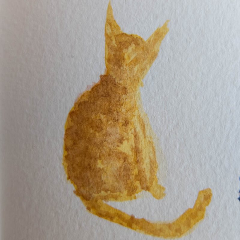 Ginger cat (6x6 cm)