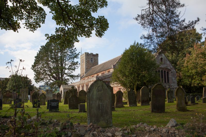 The lovely old church and graveyard of Caldbeck