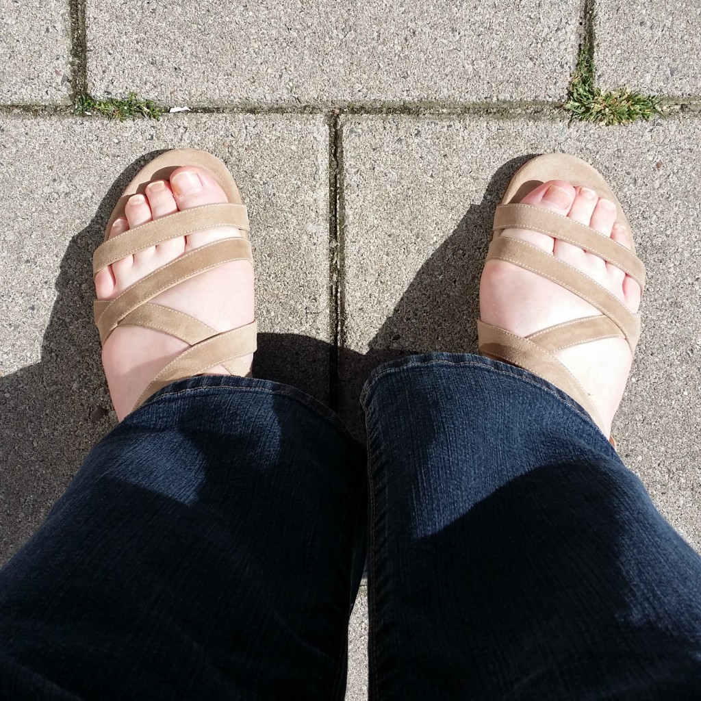 Nieuwe zomerschoenen