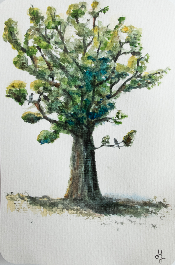 Painting a tree